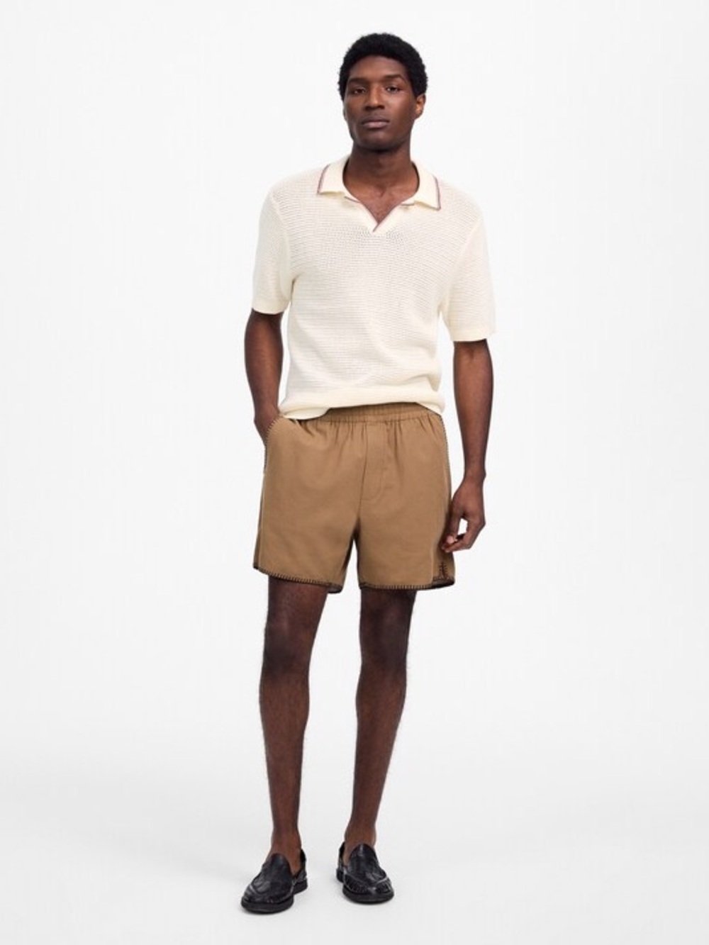 Madewell Blanket Stitch Everywhere Shorts, X-Small